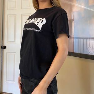 thrasher tee shirt